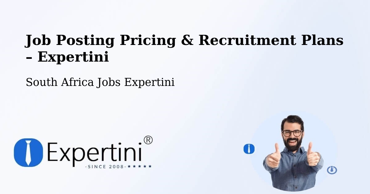 Job Posting Pricing & Recruitment Plans – Cape Town - Cape Town, South Africa Jobs Expertini